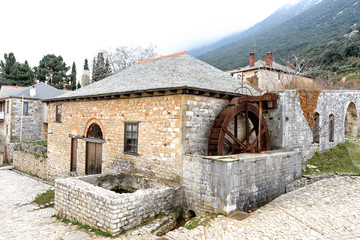 Obraz premium Water Mill in the Great Lavra