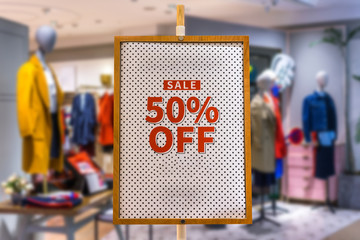 light box with luxury shopping mall