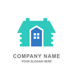 Modern House Home Building Architecture Logo Vector Illustration 