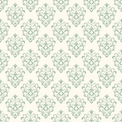 Seamless wallpapers in the style of Baroque , illustration