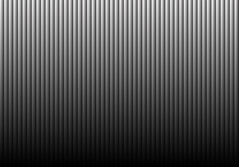 Gray shutter wall pattern with dim down light gradient black blank background vector illustration.