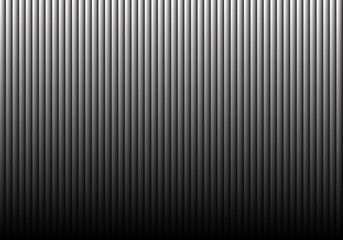 Obraz premium Gray shutter wall pattern with dim down light gradient black blank background vector illustration.