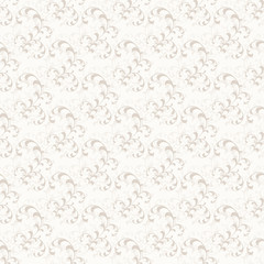 Seamless wallpapers in the style of Baroque , illustration