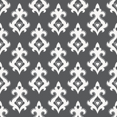Seamless wallpapers in the style of Baroque . Modern texture illustration