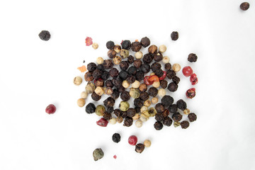 Colorful pepper spices