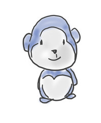 猫ちゃん かわいいゆるい動物キャラ子供の落書き風イラスト Wall Mural Koukichi Takahashi 猫ちゃん かわいいゆるい動物キャラ子供の落書き風イラスト Wall Mural Koukichi Takahashi