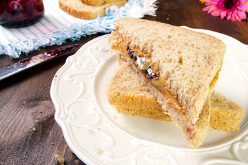 Peanut butter & jelly sandwich