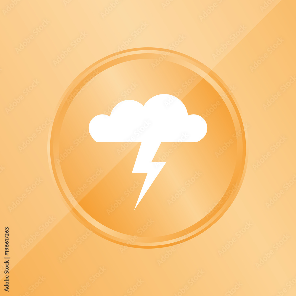 Sticker bronze medaille - gewitter