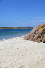 Sand rock in the beach