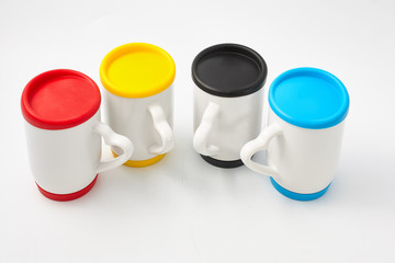 Souvenir products for thermal transfer of images. Cups.