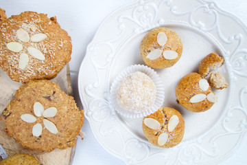 Sweet delicious homemade almond cookies