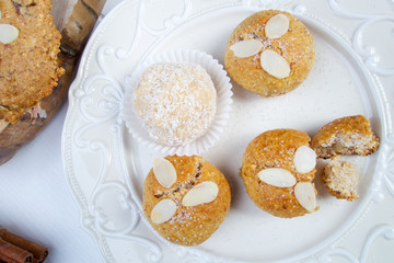 Sweet delicious homemade almond cookies