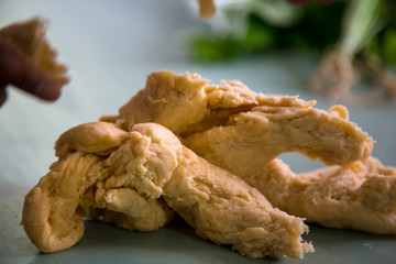 Homemade pasta noodle