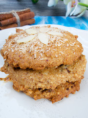 Sweet delicious homemade almond cookies