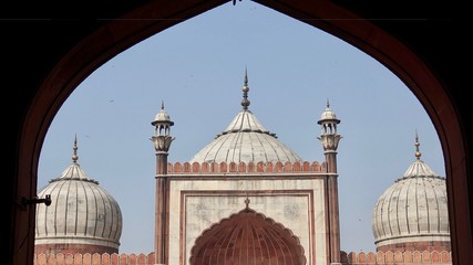 Fototapeta premium Jama Mashijd, Moschee in Delhi, Indien