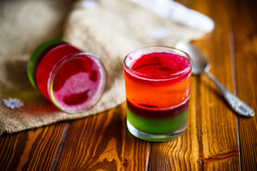 jelly fruit colored puff