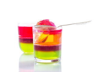jelly fruit colored puff