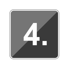 Obraz premium viertens - Reflektierender App Button