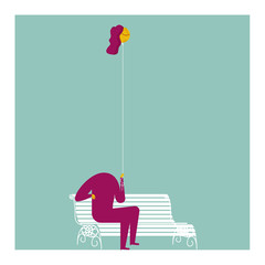 FEELING HAPPINESS THE MIND IS RELEASED AND ENJOYED.
Serie of conceptual and metaphoric illustrations.