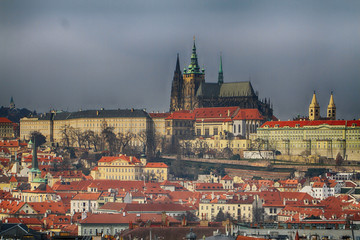 Obraz premium Prague castle as nice landscape