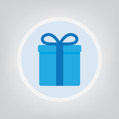 gift box icon- vector illustration