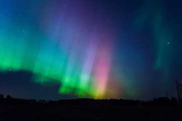 Colorful Northern lights