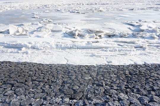 Nordsee gefroren