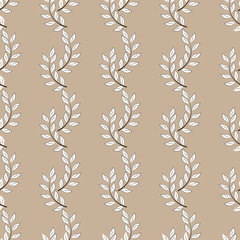 Twig seamless pattern