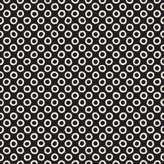 Hand drawn style ethnic seamless pattern. Abstract grungy geometric background in black and white.
