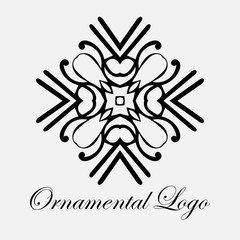 Vintage ornamental logo