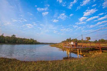 red leaves begin blossom in the spring season at Kao Yai National Park