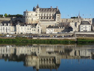 Fototapeta na wymiar Château d'Amboise, Indre et Loire, France