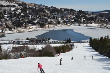 Super Besse, station de ski, Auvergne, France