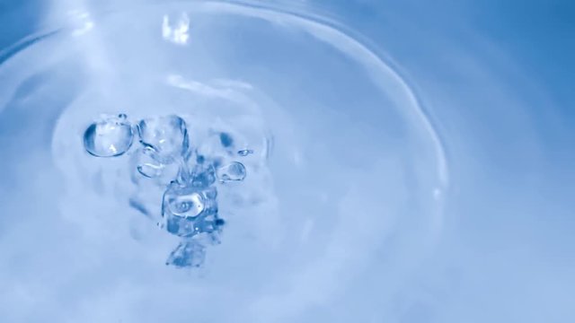 Water falling into a sink shot at 240fps.