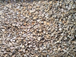 texture gravel on the ground