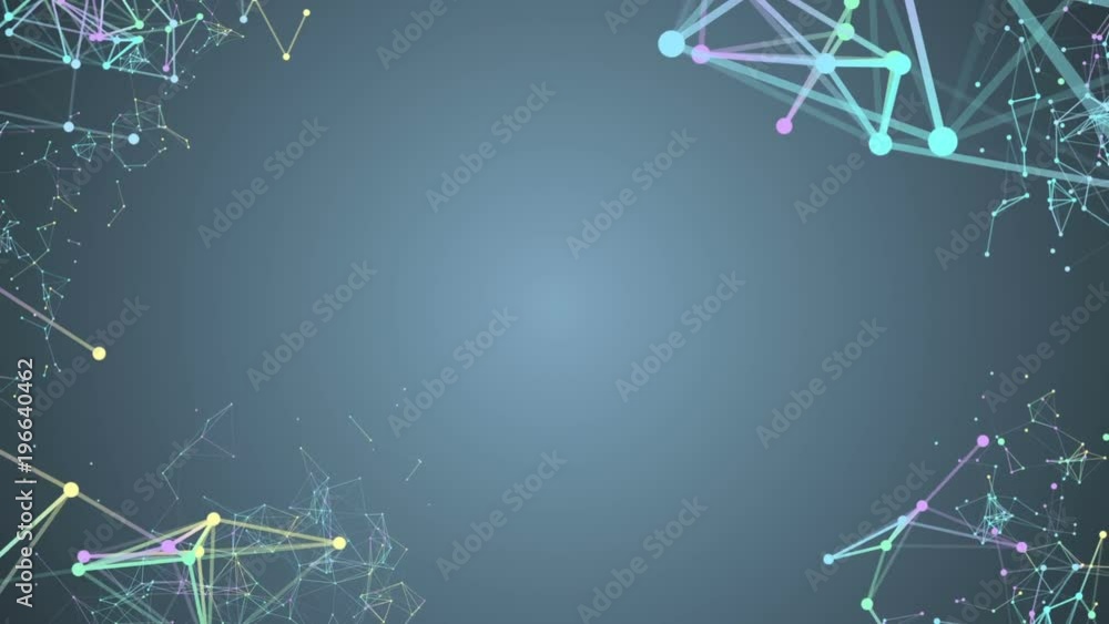 Poster processes of system transformation. molecular structures of different colors are transformed at the 