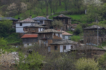 Authentic Village of Kosovo with nineteenth century houses, Plovdiv Region, Bulgaria