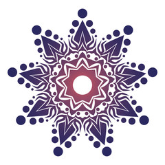 Gradient vector mandala