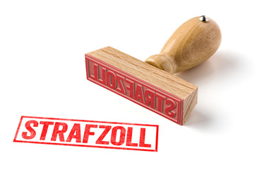 Holzstempel - Strafzoll