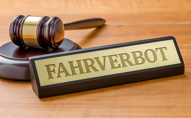 Fahrverbot