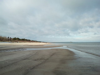 Niedrigwasser an der Ostseeküste