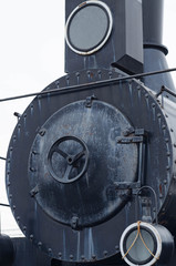 old train in railwaystation