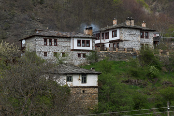 Authentic Village of Kosovo with nineteenth century houses, Plovdiv Region, Bulgaria