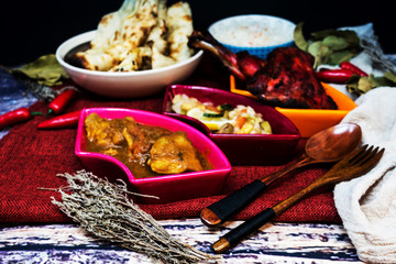 Handmade tandoori Grill Indian food