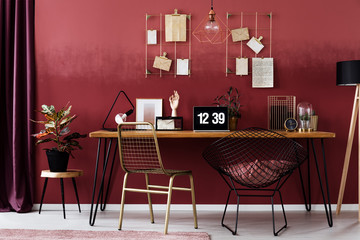 Cherry work area interior