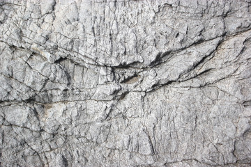 Light gray stone texture with many shallow and deep cracks