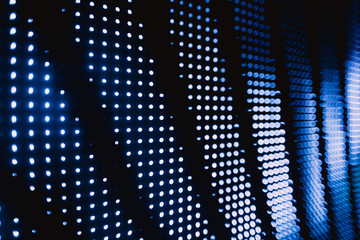 halftone blue blurred led lights 