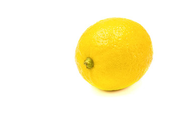 Lemon isolated on white background