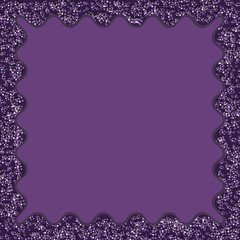 Vector illustration. Decorative frame for paintings, photos, scrapbook