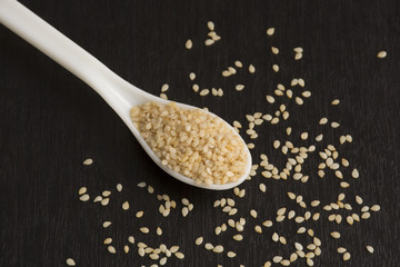 sesame seeds, Sesamum indicum
